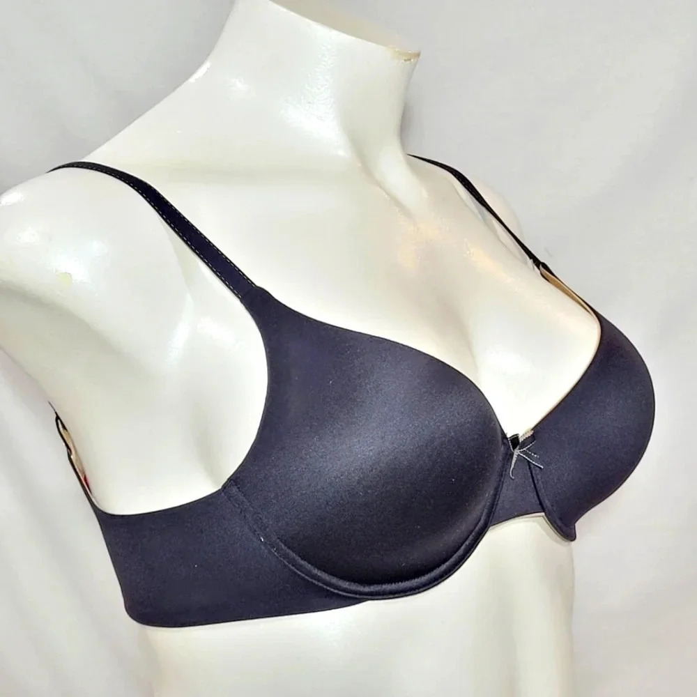 32B Maidenform 9402 Comfort‎ Devotion Demi UW Bra Black NWT - Picture 2 of 4